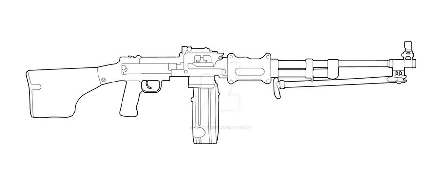 RPD Lineart by MasterChiefFox on DeviantArt