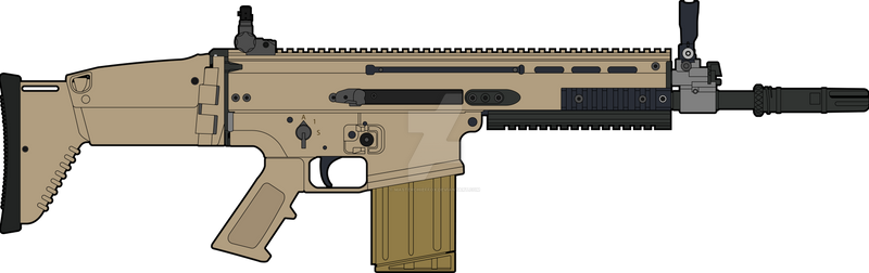 Commission SCAR-H by MasterChiefFox on DeviantArt