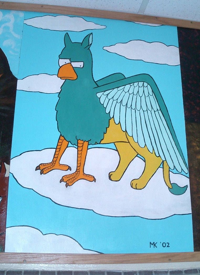 Griffin Painting by kinezumi on DeviantArt