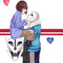 Sans X Frisk