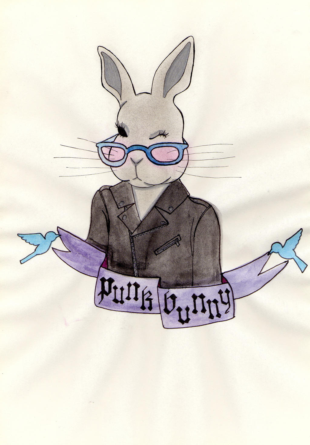Punk Bunny by deepmori on DeviantArt
