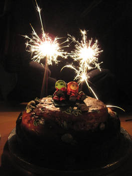 ME: Bonfire Night Cake
