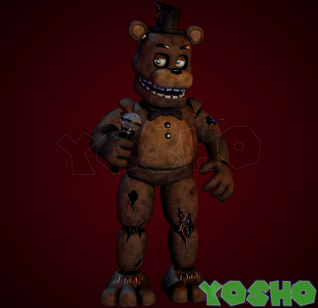 Blender Fnaf 2) Shadow Freddy Render by xXMrTrapXx on DeviantArt