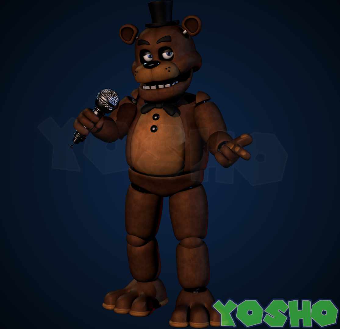 Stylized Withered Freddy model by me