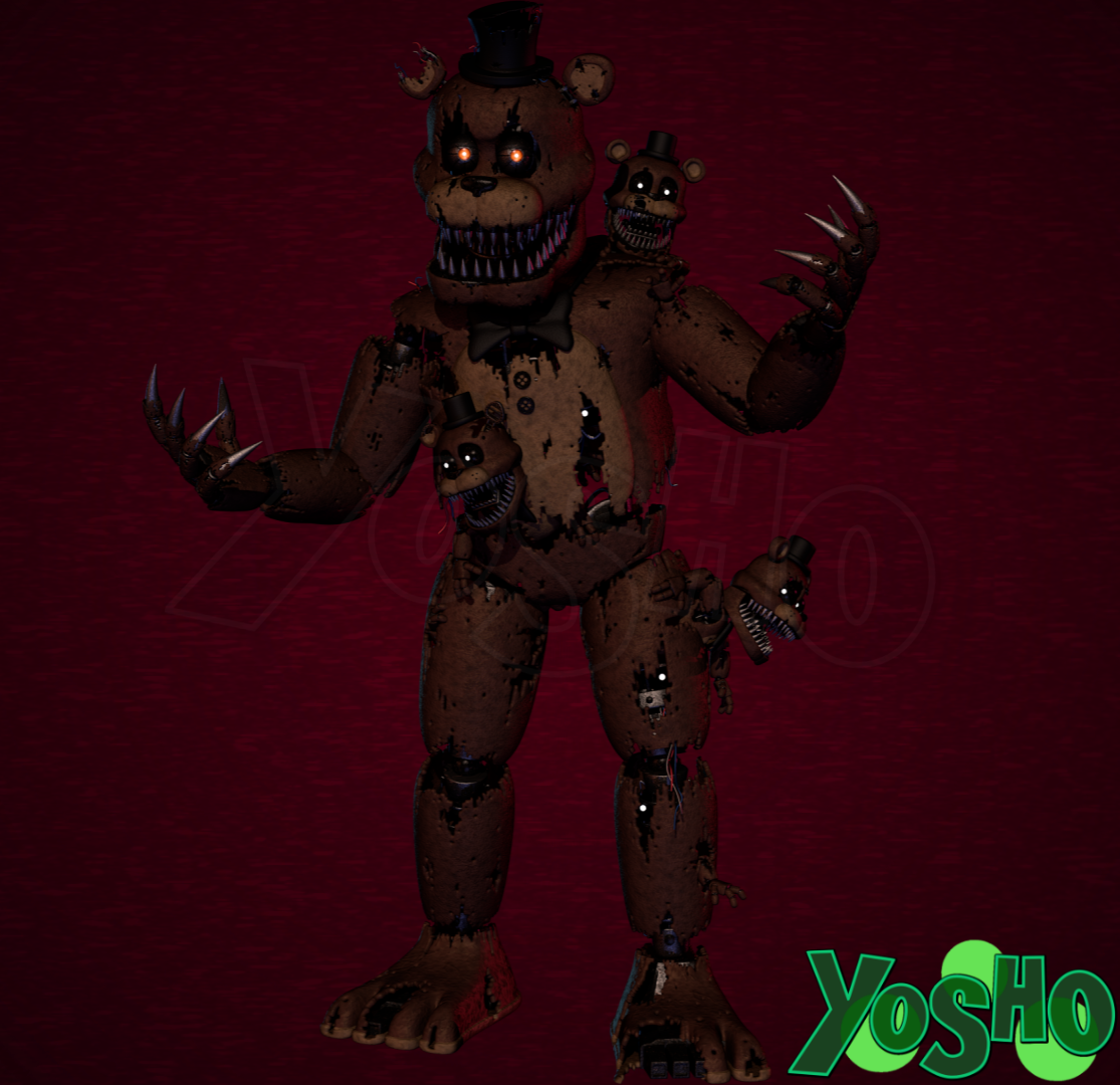 ArtStation - Nightmare Freddy from FNAF