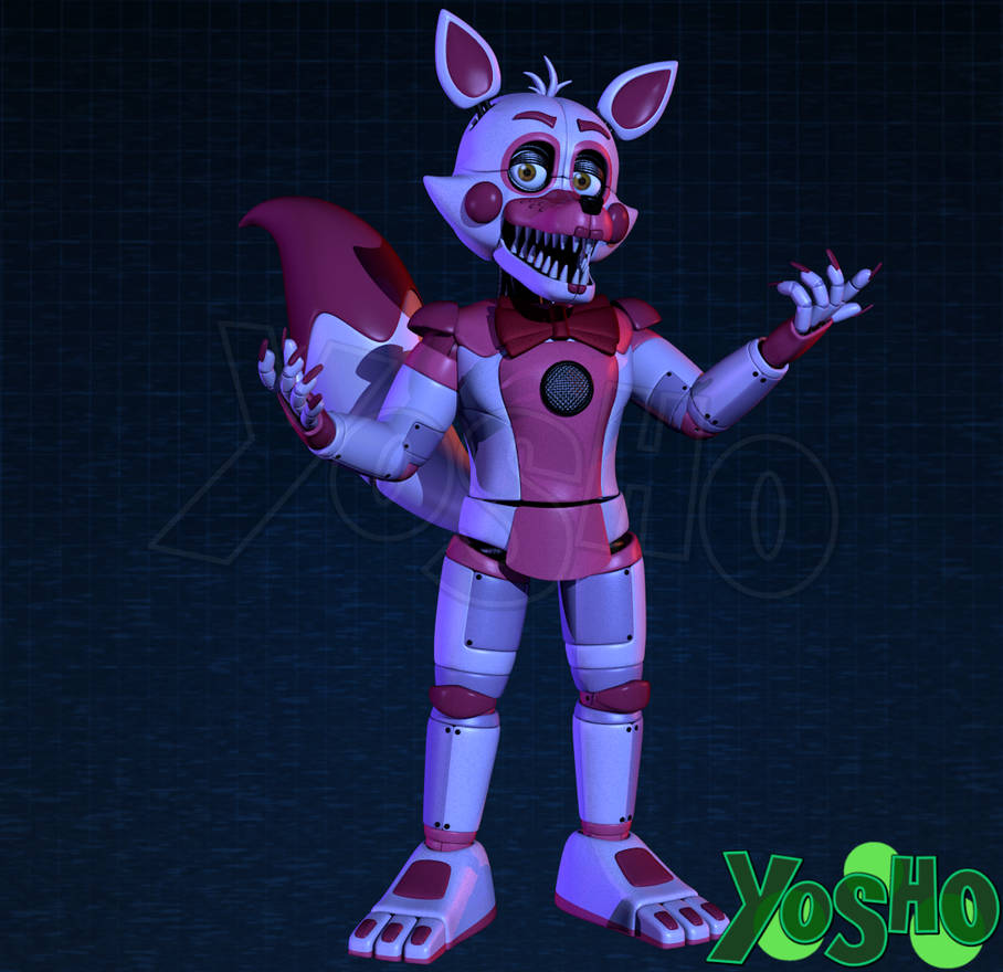 Funtime Foxy Design Stylised Funtime Foxy by Yosho-DA on DeviantArt