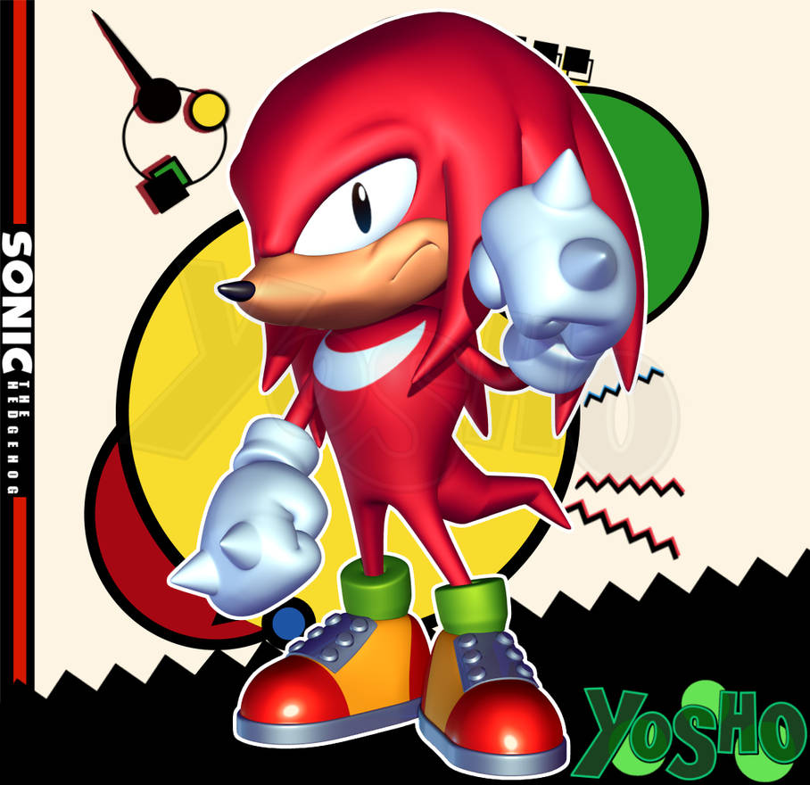 Classic Knuckles by Yosho-DA on DeviantArt
