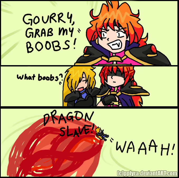 Slayers 'What Boobs?' comic