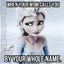 Mom calling