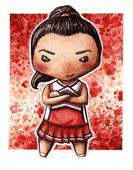 GLEE Santana Lopez chibi