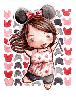 Happy Disney Fan Chibi by martalopezfdez