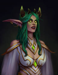 Tyrande, priestess of Sargeras