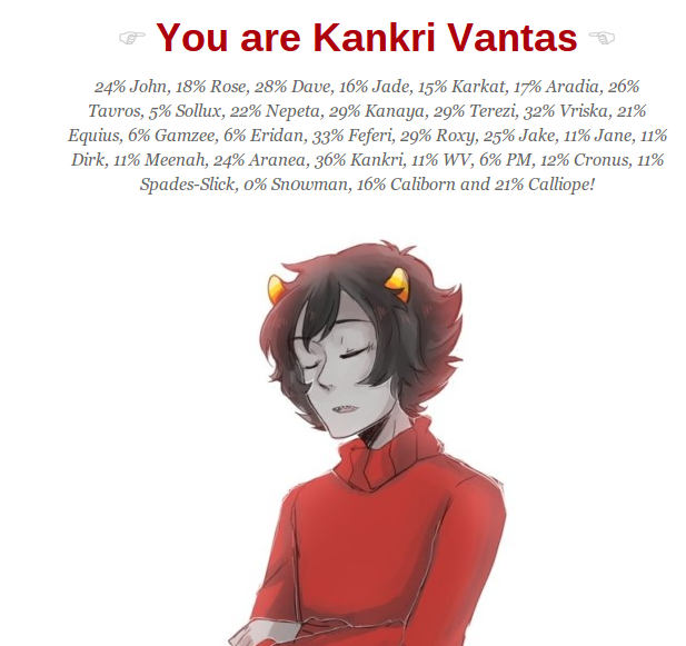 Apparently I'm Kankri