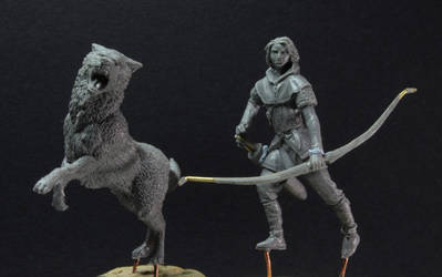 Ranger and direwolf