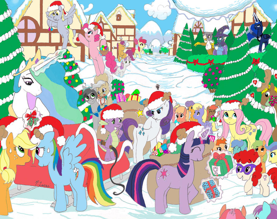 christmas_ponies_by_paul_lucas_d4jgxyr-fullview.jpg