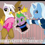 MLP Calendar: October featuring Trixie and Gilda