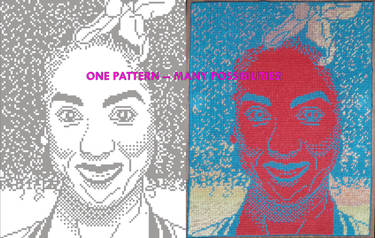 Pearl Mackie 2x2, 2 colors--Pattern For Sale!