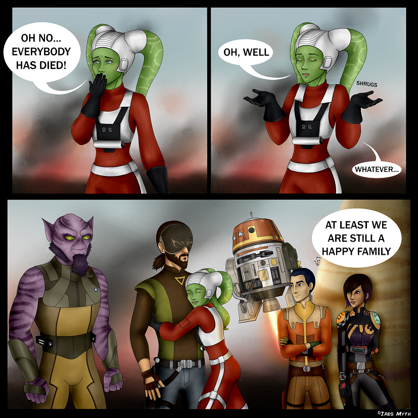 Happy ending? - Star Wars Rebels - Fan art/comic by Ires-Myth on DeviantArt