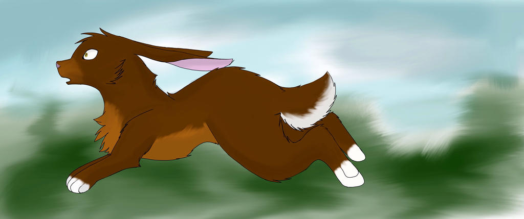 Running rabbit by TigerStar-Leader on DeviantArt