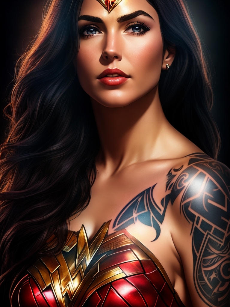 Wonder Woman (Portrait) by JFsGallery on DeviantArt, wonder woman 