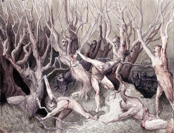 master copy of the suicides, Gustave dore by sackofsquan master copy of the suicides, Gustave dore by sackofsquan