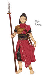 Dyah Ratna Sketch by oshirockingham