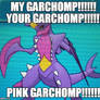 Pink garchomp meme