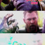 Thanos snaps his Finger at Voldemort