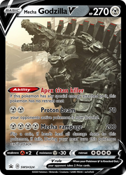 Mecha Godzilla Pokemon V card