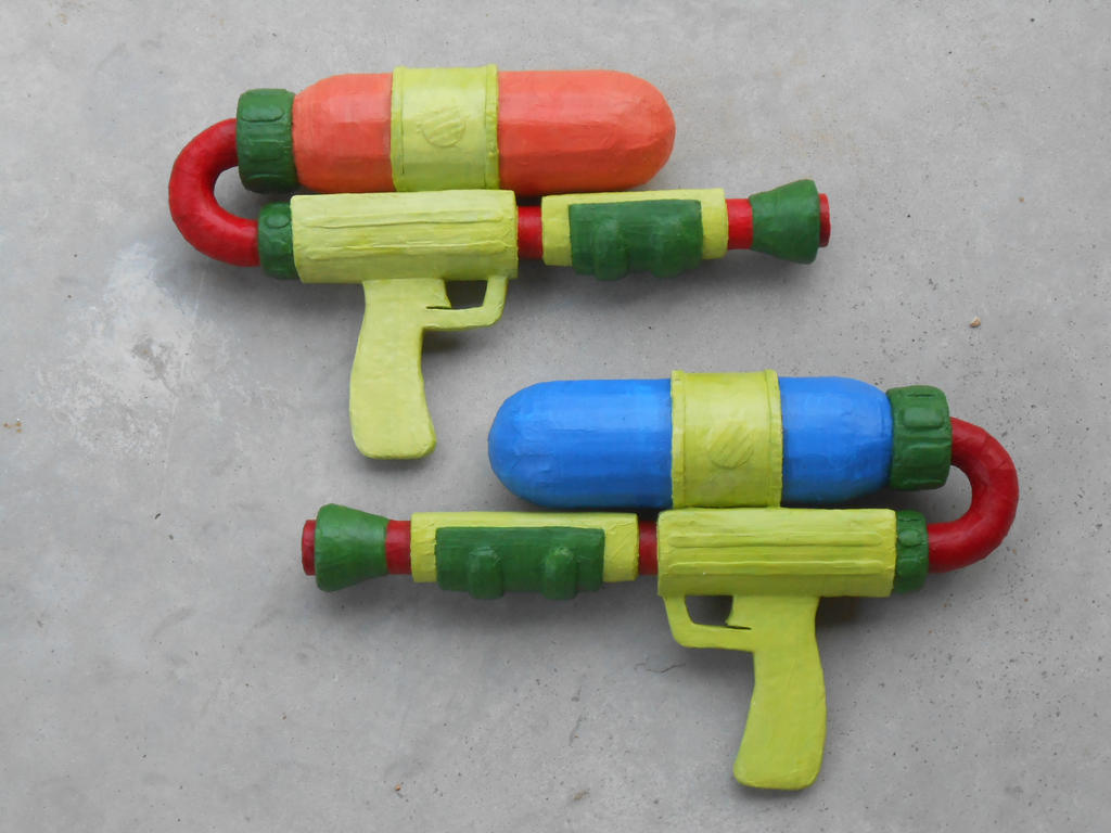 Splatoon Splattershot x2 (Completed) by whixer290 on DeviantArt