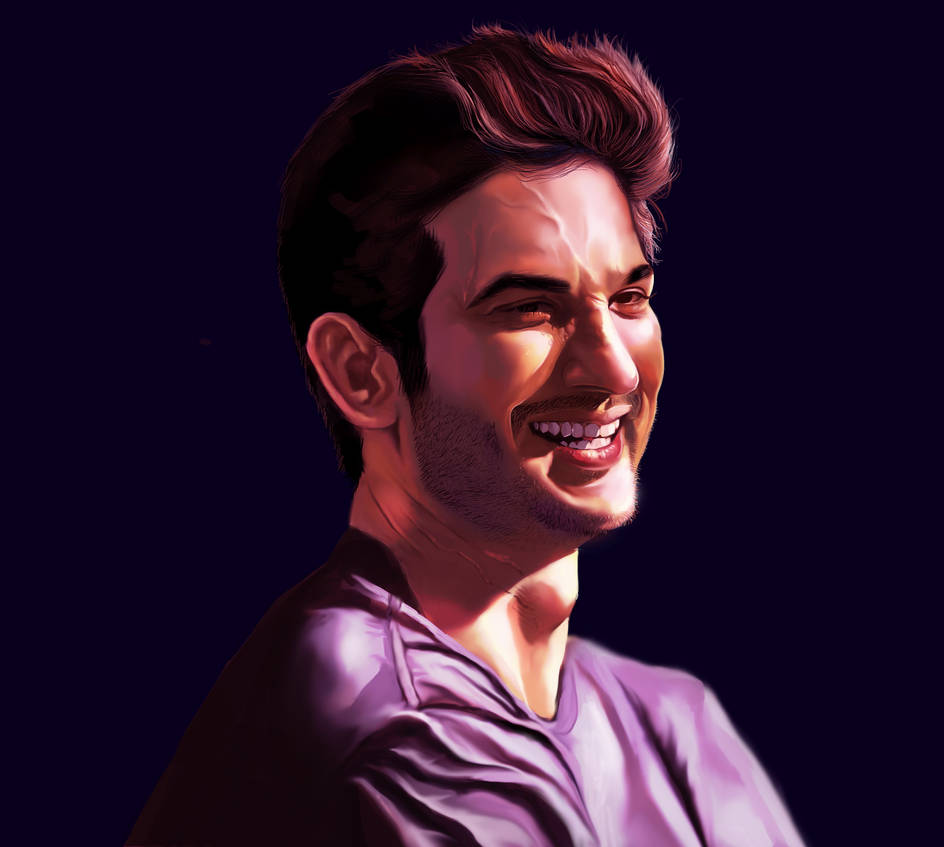 Sushant Singh Rajput digital painting by BharatNarah on DeviantArt