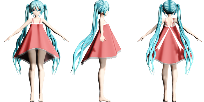 Sweet Summer Miku preview [WIP]