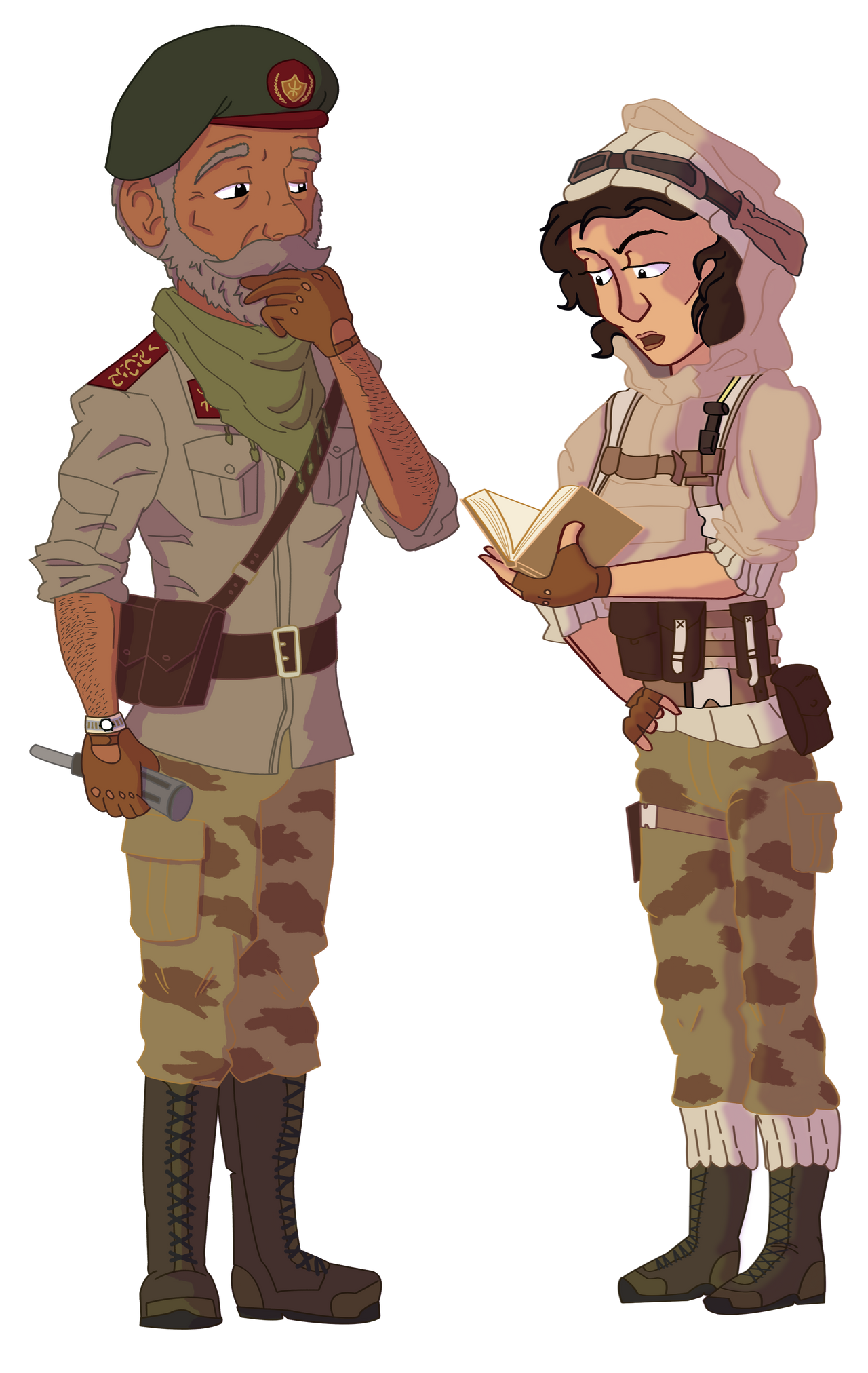 GIGR.- Kaid y Nomad by bofirix on DeviantArt