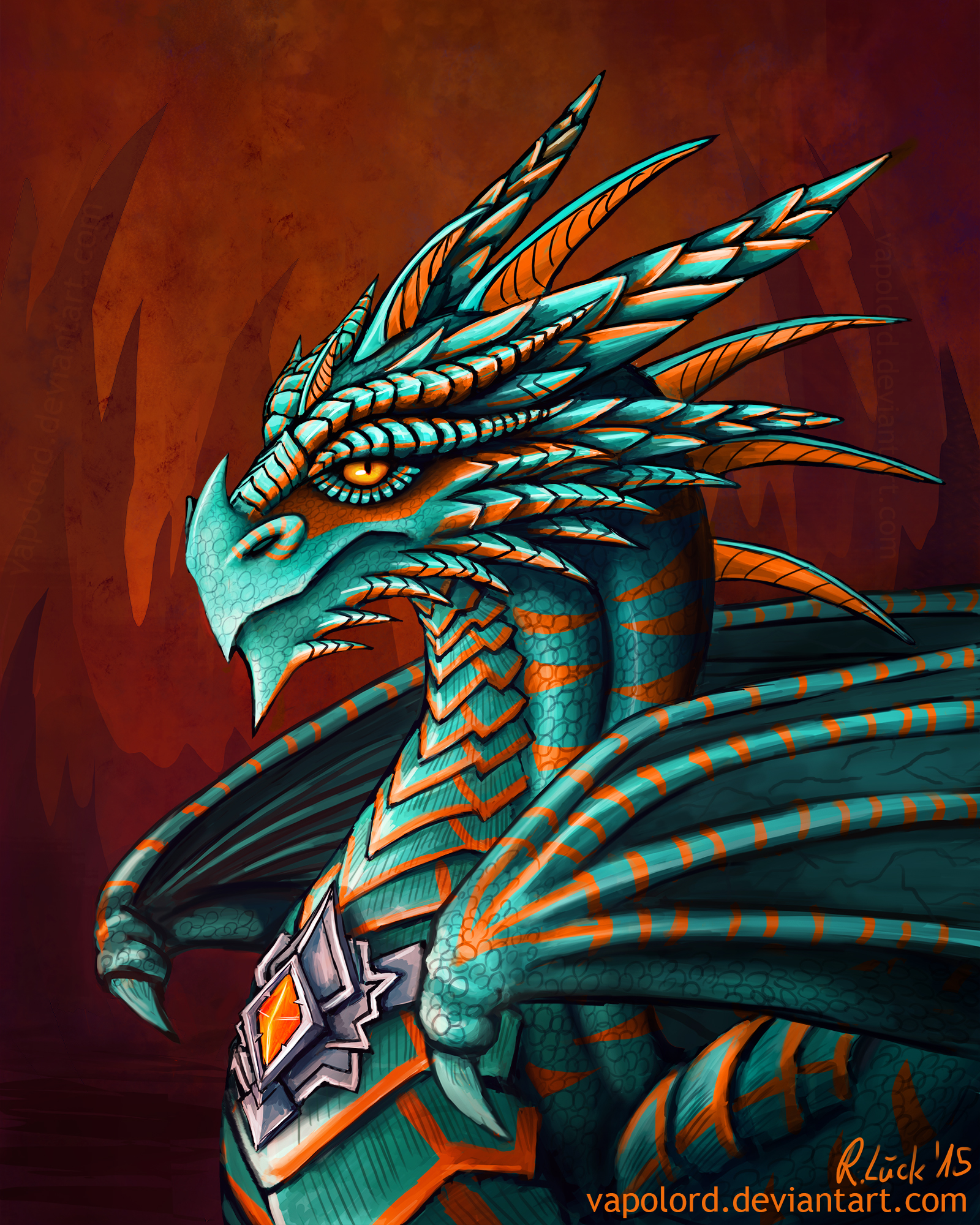 Dragon Chieftain Portrait