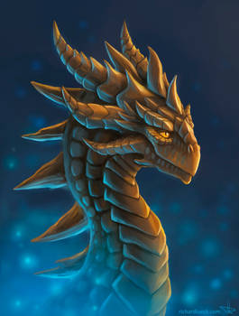 Dragon Portrait Glow