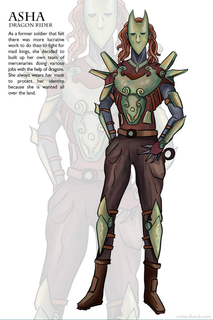 Asha - Character Design by Vapolord on DeviantArt