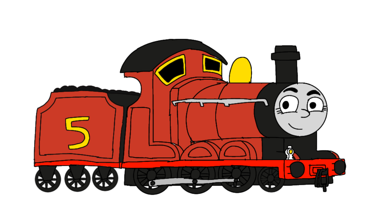 James The red Engine by xPlayer-Man-ACN-001x on DeviantArt