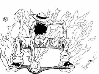 Luffy second gear 