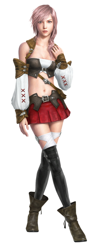 Lightning Miqo'te Costume Render #1 ver2