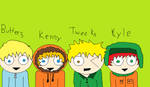 butters kenny tweek kyle by alora-gamer-girl90