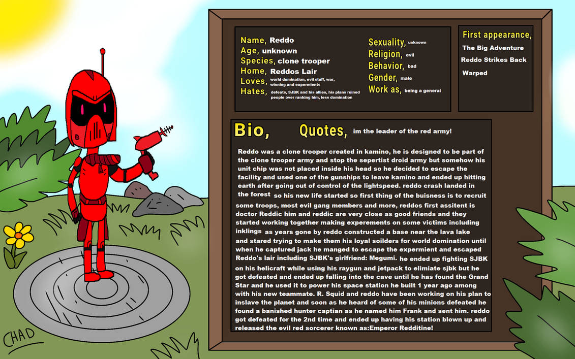 Reddo Bio by superjawbeastkingsle on DeviantArt