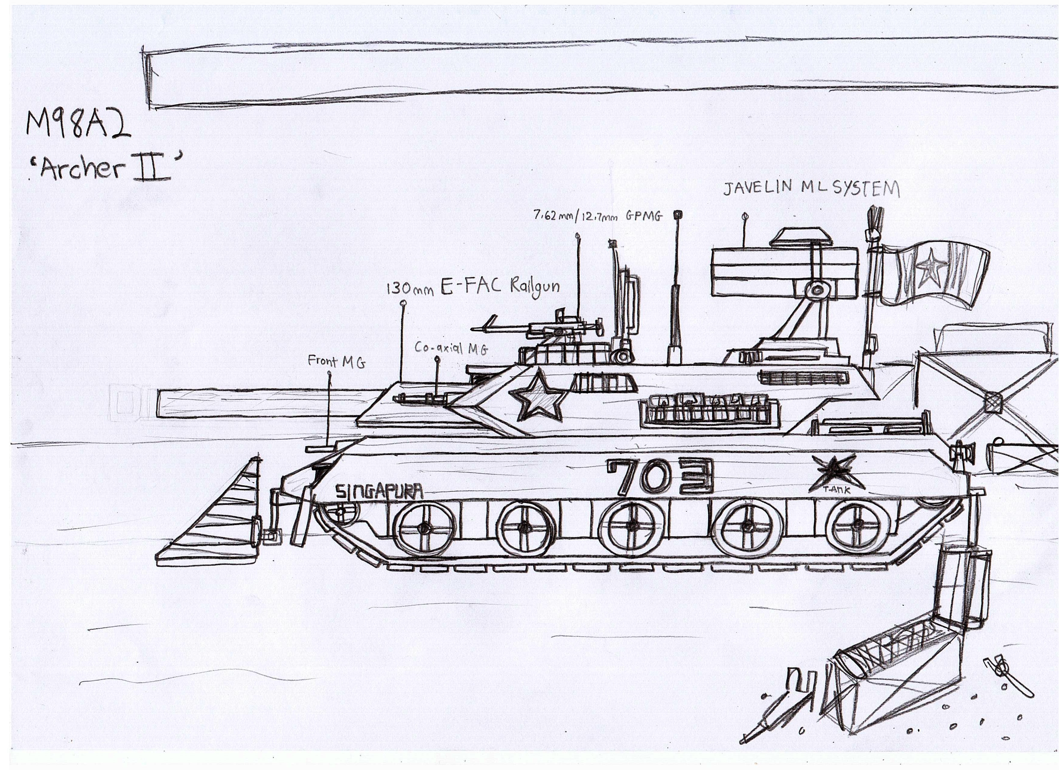 IRS M98A2 'Archer II' Main Battle Tank -Remake-