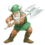 Golden Axe 1 Gillius Thunderhead cut-out image