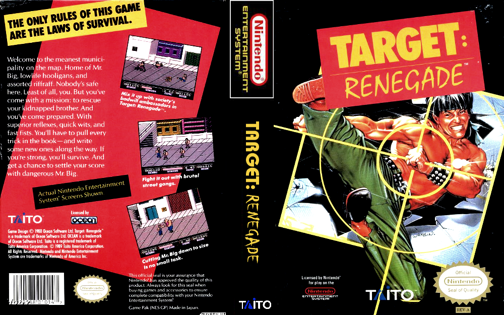 Target online renegade nes