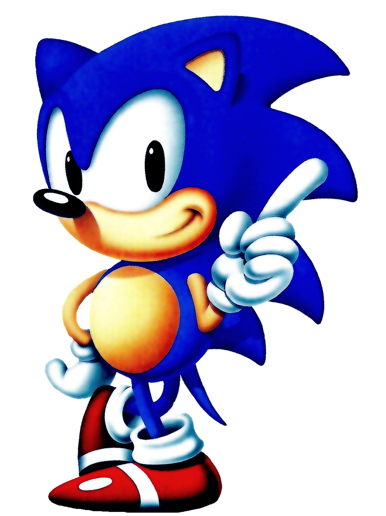 Sonic The Hedgehog cut out image by DeathColdUA on DeviantArt
