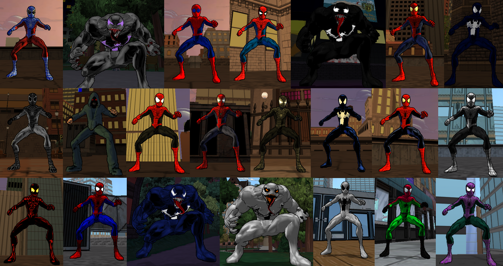 My Ultimate Spider-Man skin mods by DeathColdUA on DeviantArt