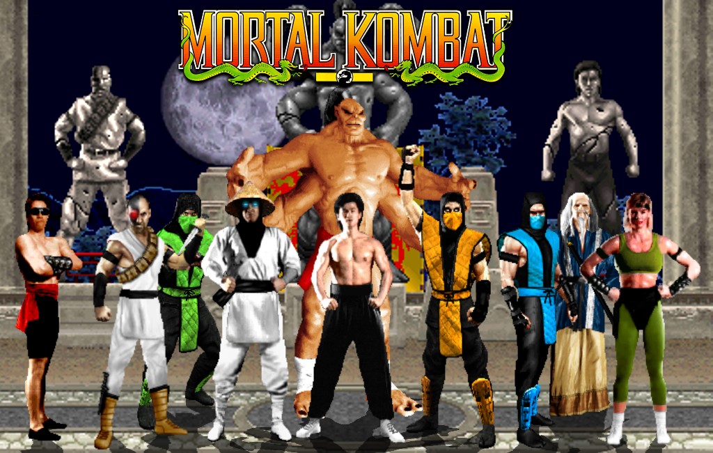 MORTAL KOMBAT 1 - TODOS OS PERSONAGENS / ALL CHARACTERS 