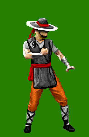 Shang Tsung MK1 in MK2 costume sprite (big) by DeathColdUA on DeviantArt
