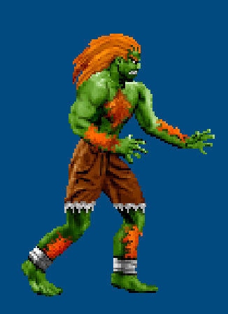 Blanka in Super Street Fighter 3d model - CadNav