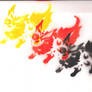 Flareon Spray Paint Trio